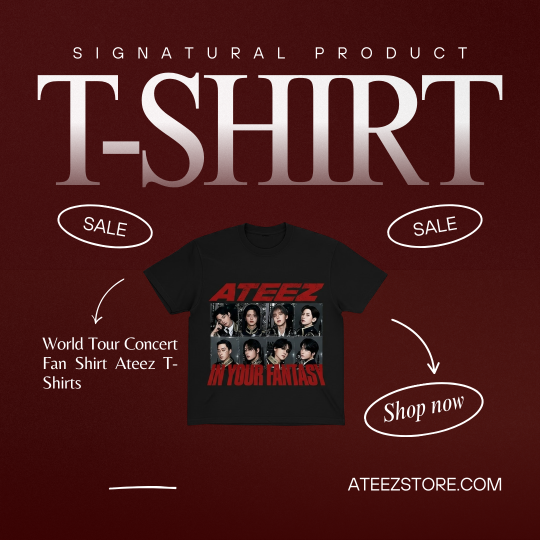 World Tour Concert Fan Shirt NTAN0303 Ateez T-Shirts